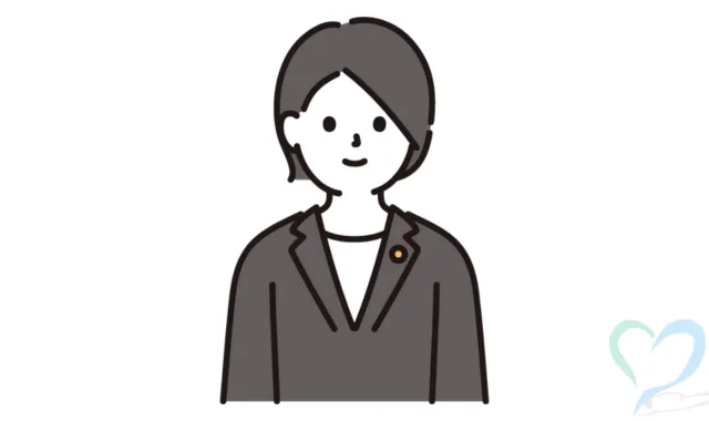 女性の弁護士のイラスト