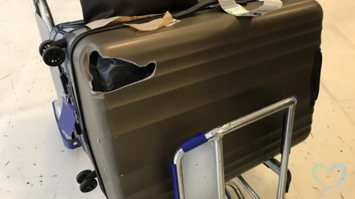 黒いスーツケース